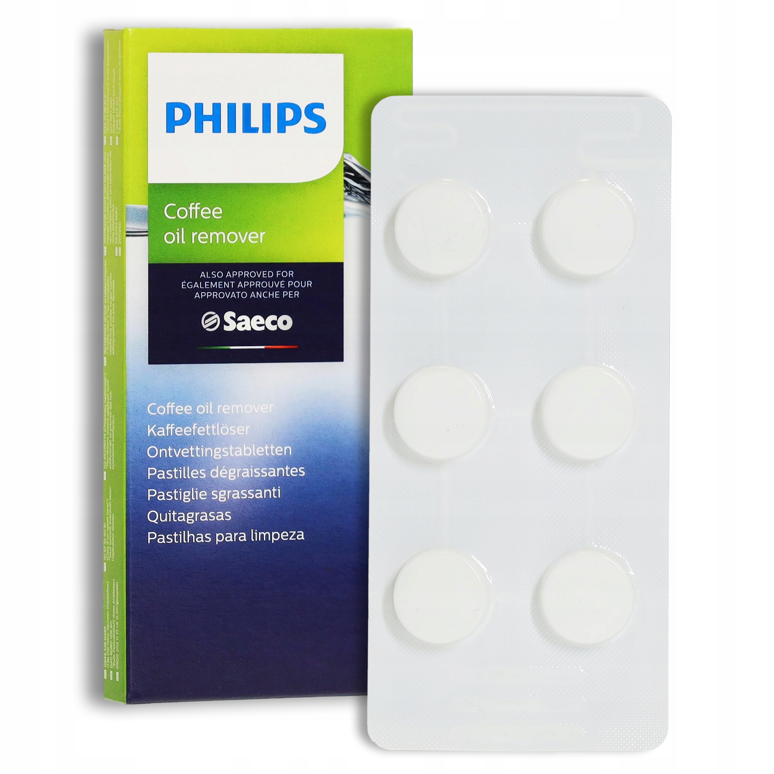 

Tabletki Philips do czyszczenia ekspresów 6 tabl