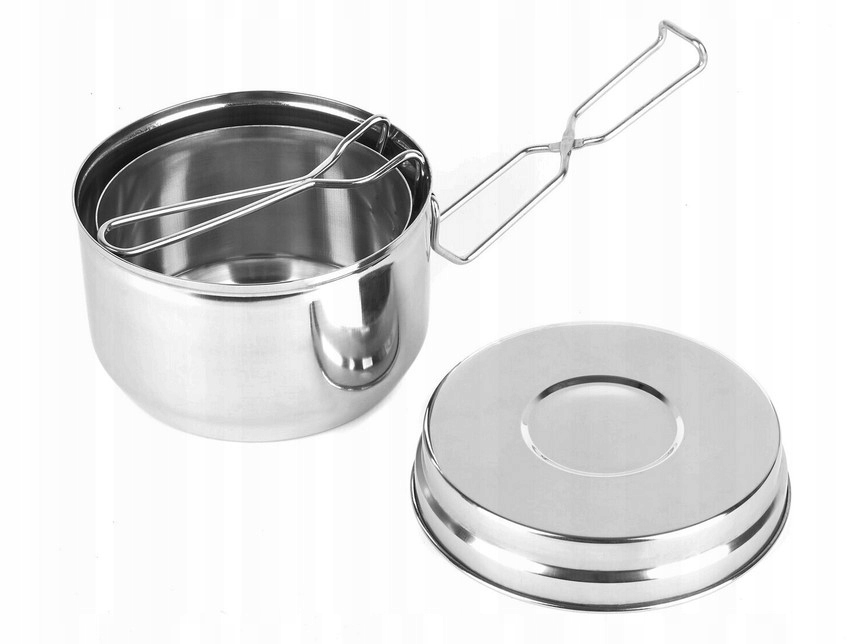 KINGHOFF STALOWA MENAŻKA TURYSTYCZNA, HARCERSKA 7 CZĘSCI Marka Rockland