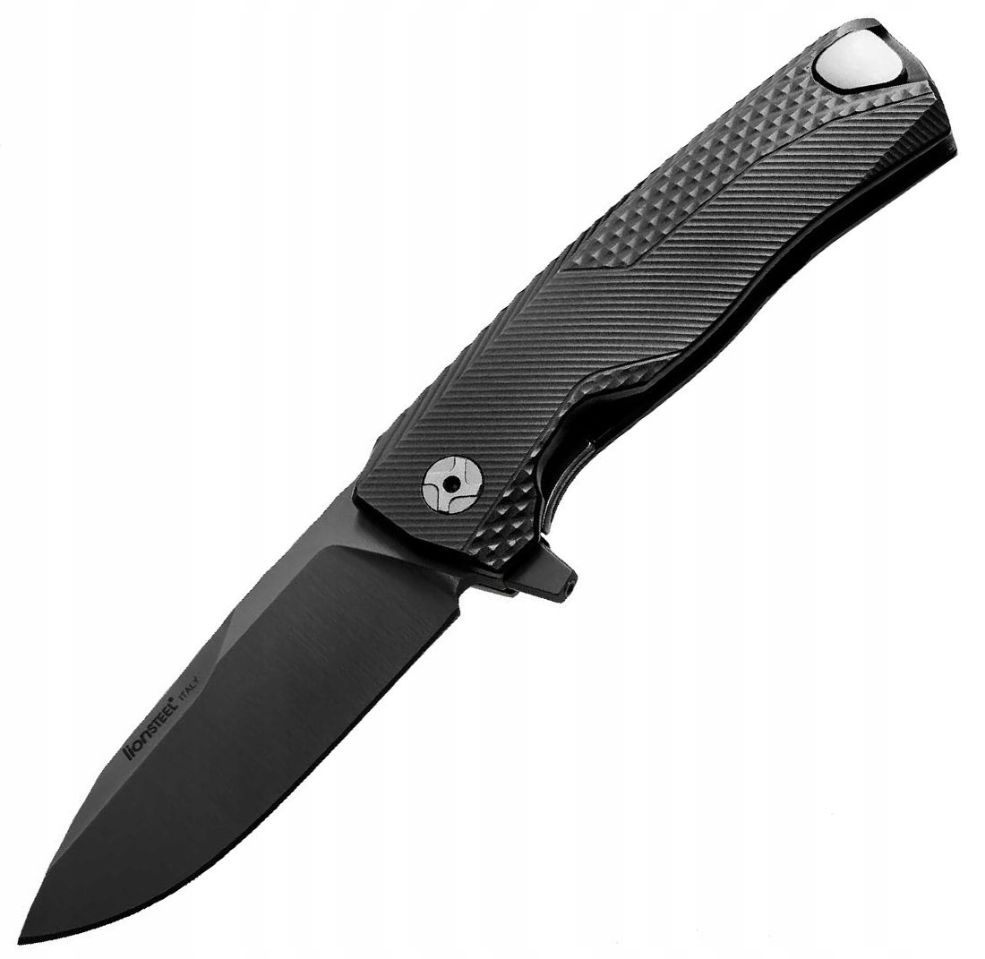 Nůž LionSteel Rok Black Aluminium, Black M390 od firmy Molletta