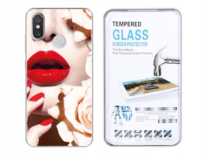 

Xiaomi MI8 MI 8 Kreatui Etui Fotocase 0.3mm +szkło