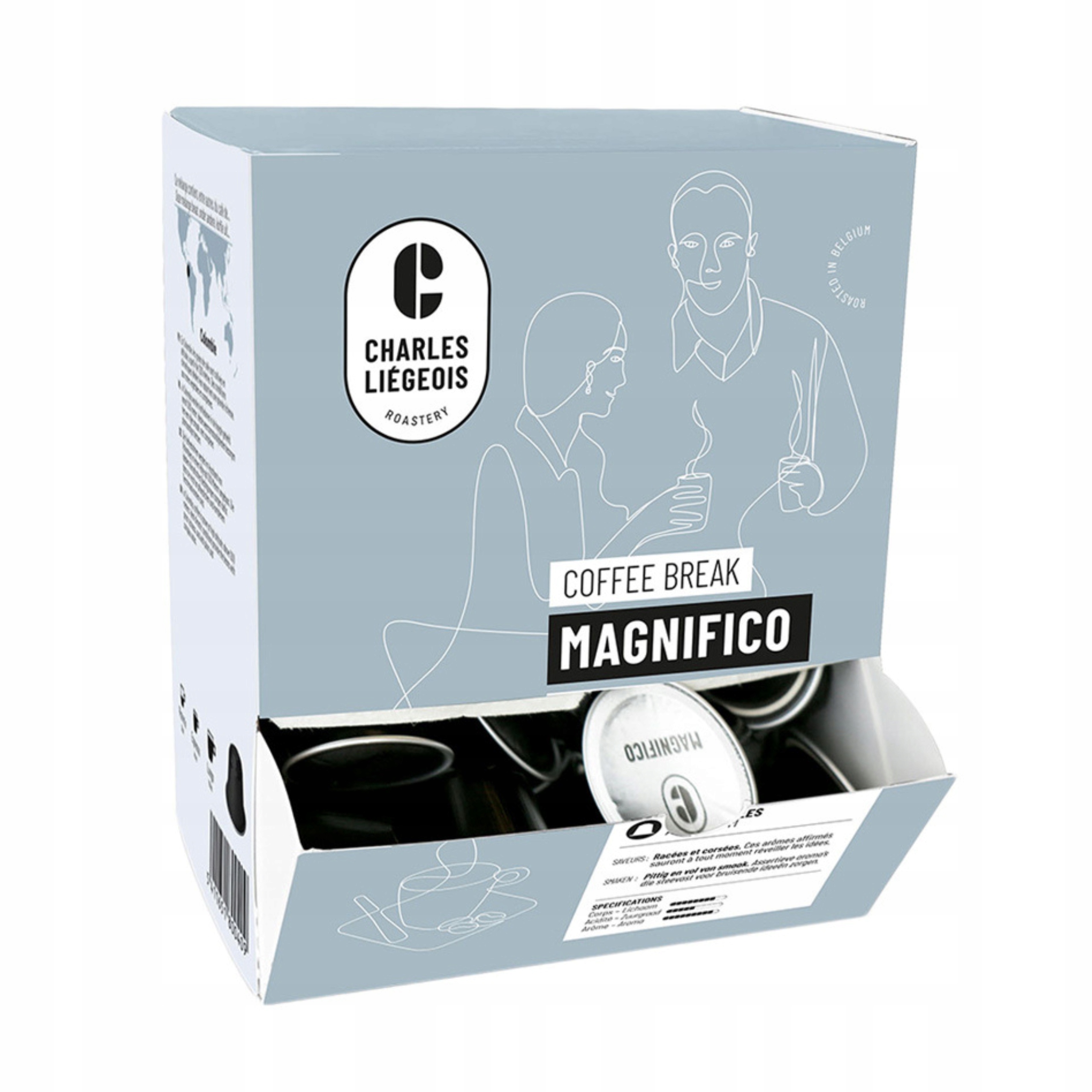 Levně Káva v kapslích pro Nespresso Charles Liégeois Magnifico 50 ks