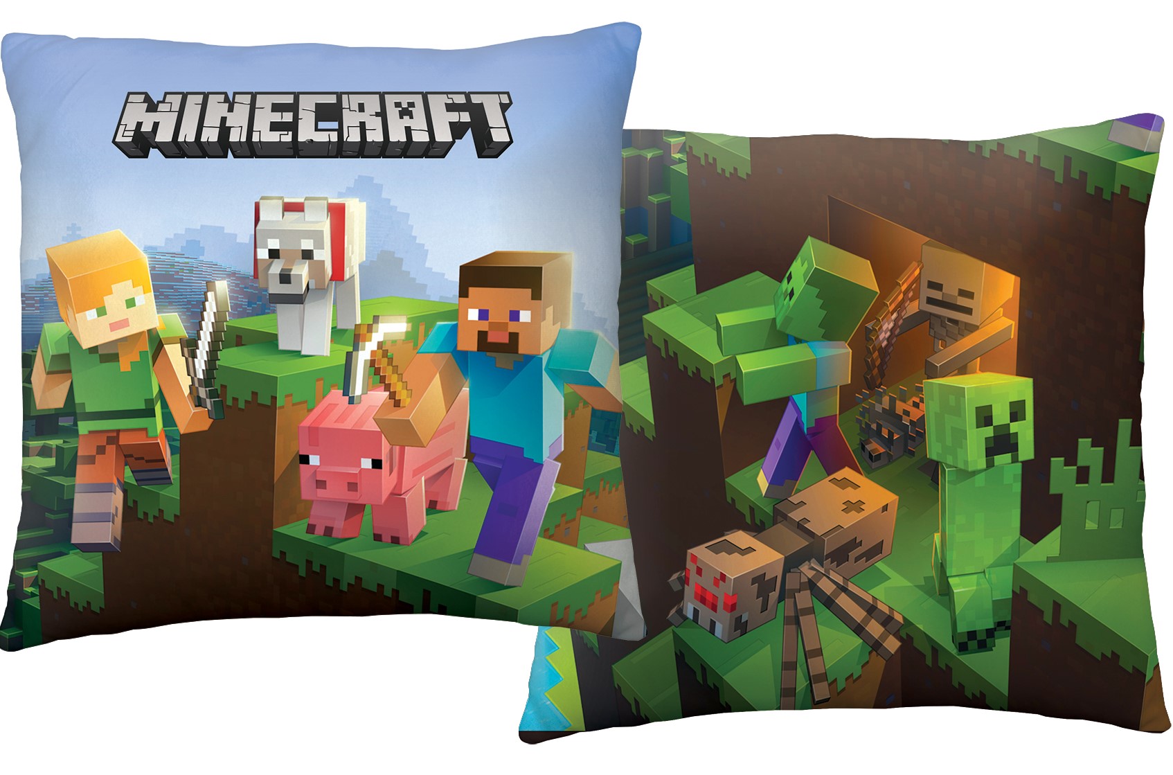 

Poduszka Minecraft 40X40 Alex Steve Dekoracyjna