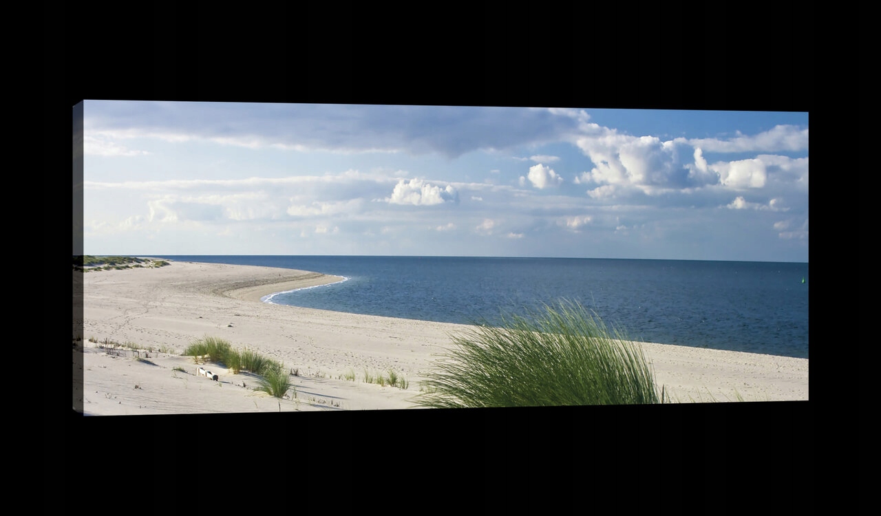 Obraz 145x45 Mořská krajina pláž moře písek obloha klid příroda léto
