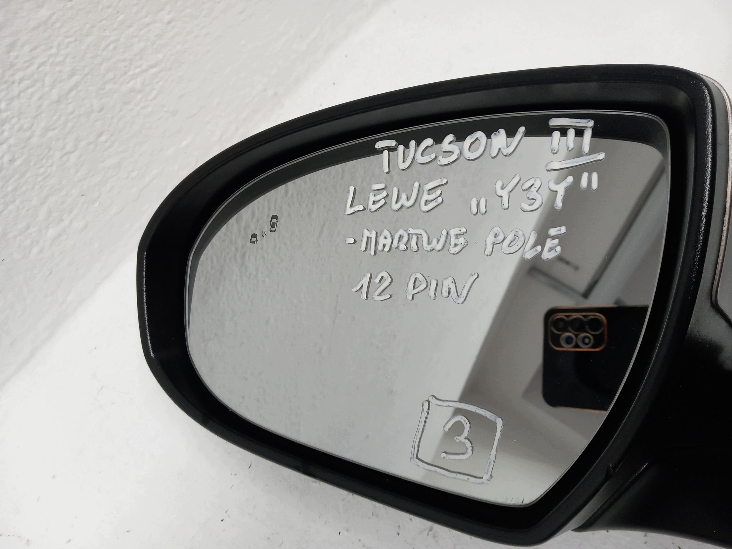 mirror left HYUNDAI TUCSON III MARTWE POLE 12PIN Y3Y