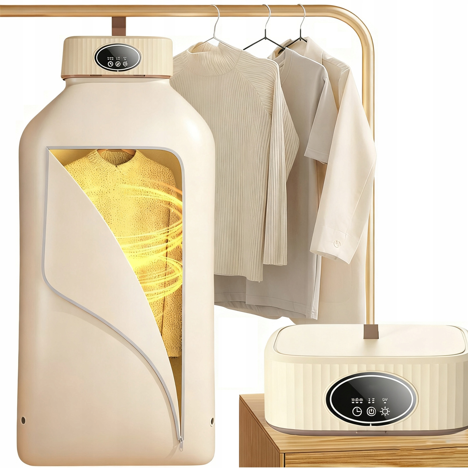 Levně Elektrická Sušák prádla 600 W, přenosná sušák prádla