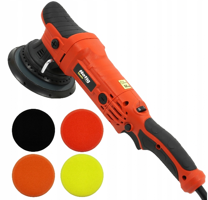 POLERKA SAMOCHODOWA ELEKTRYCZNA SZLIFIERKA + GĄBKI Marka Notig Tools