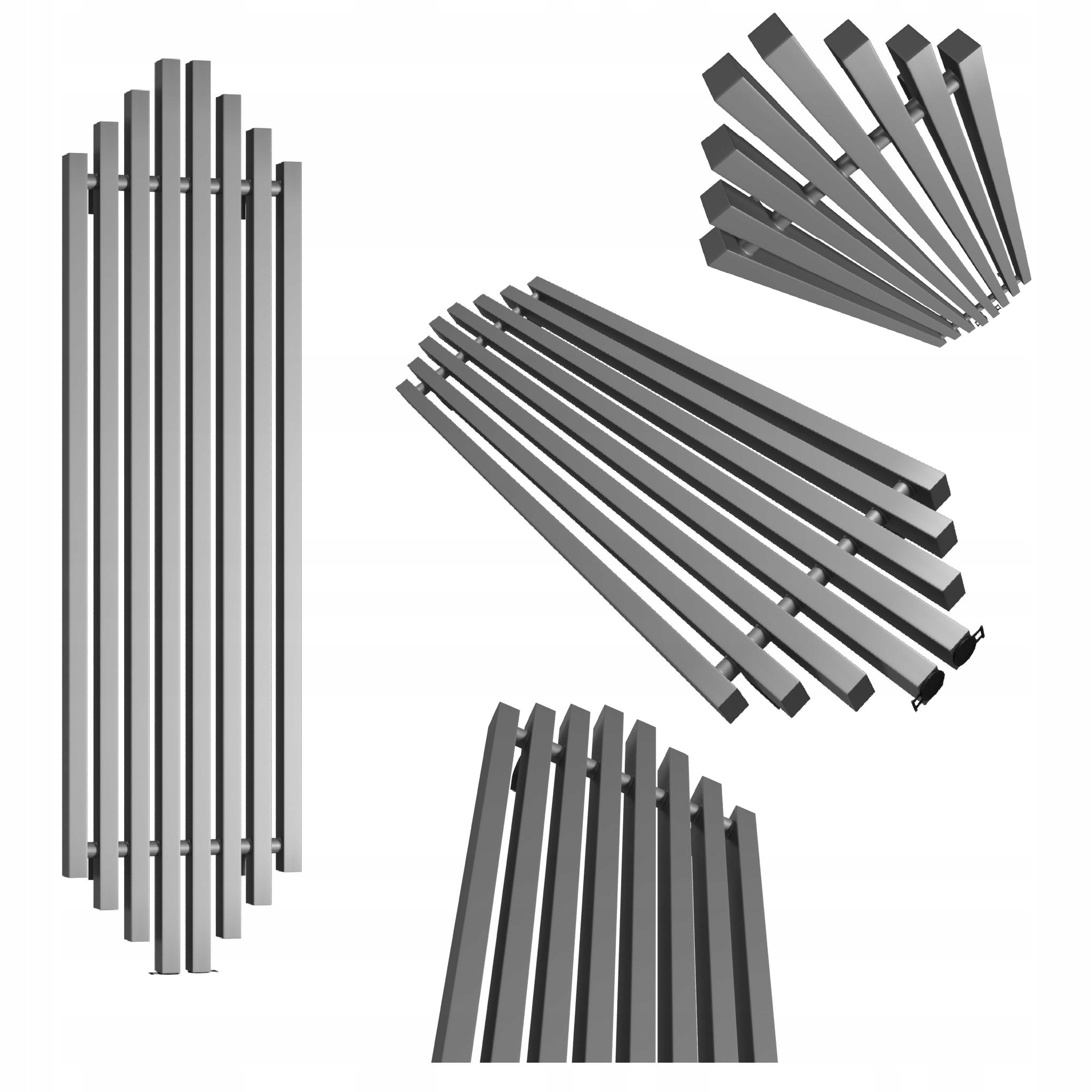 Dekorativní radiátor Bigben 180x38 antracit