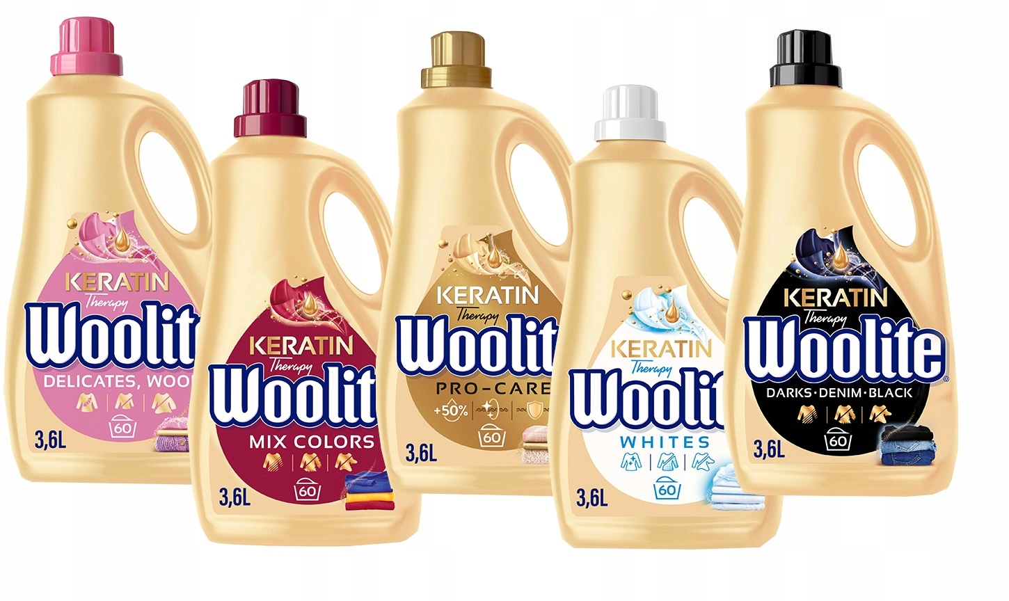 

Woolite Płyn do prania Zestaw 5x 3,6l/300 prań XXL