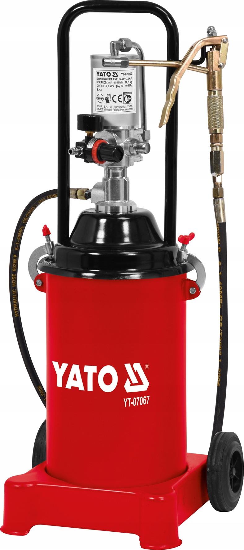 Mazacia Pištoľ Pneumatická Maznica 12L 8BAR Yato