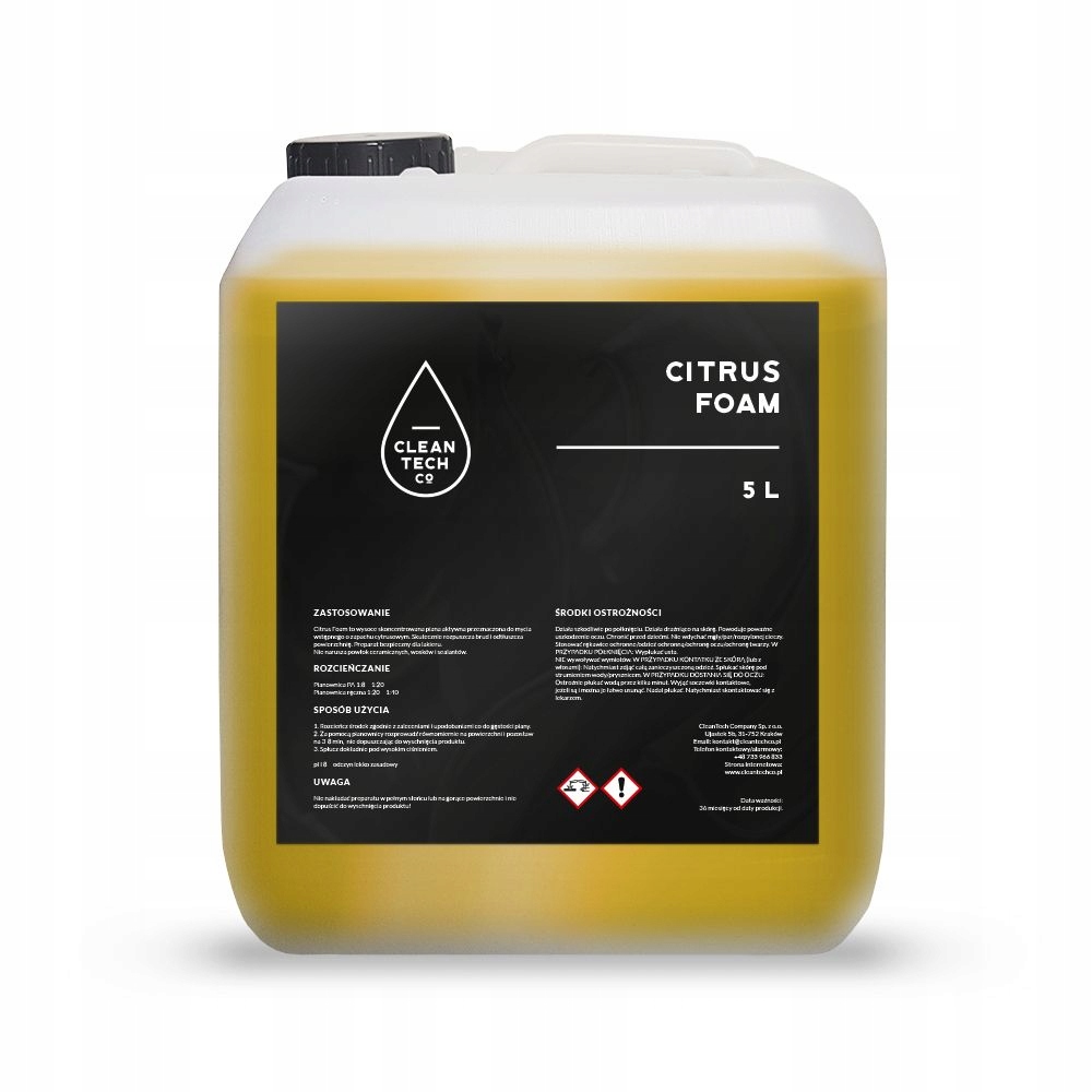 CLEANTECH CITRUS FOAM 5L CT CITRUS5L