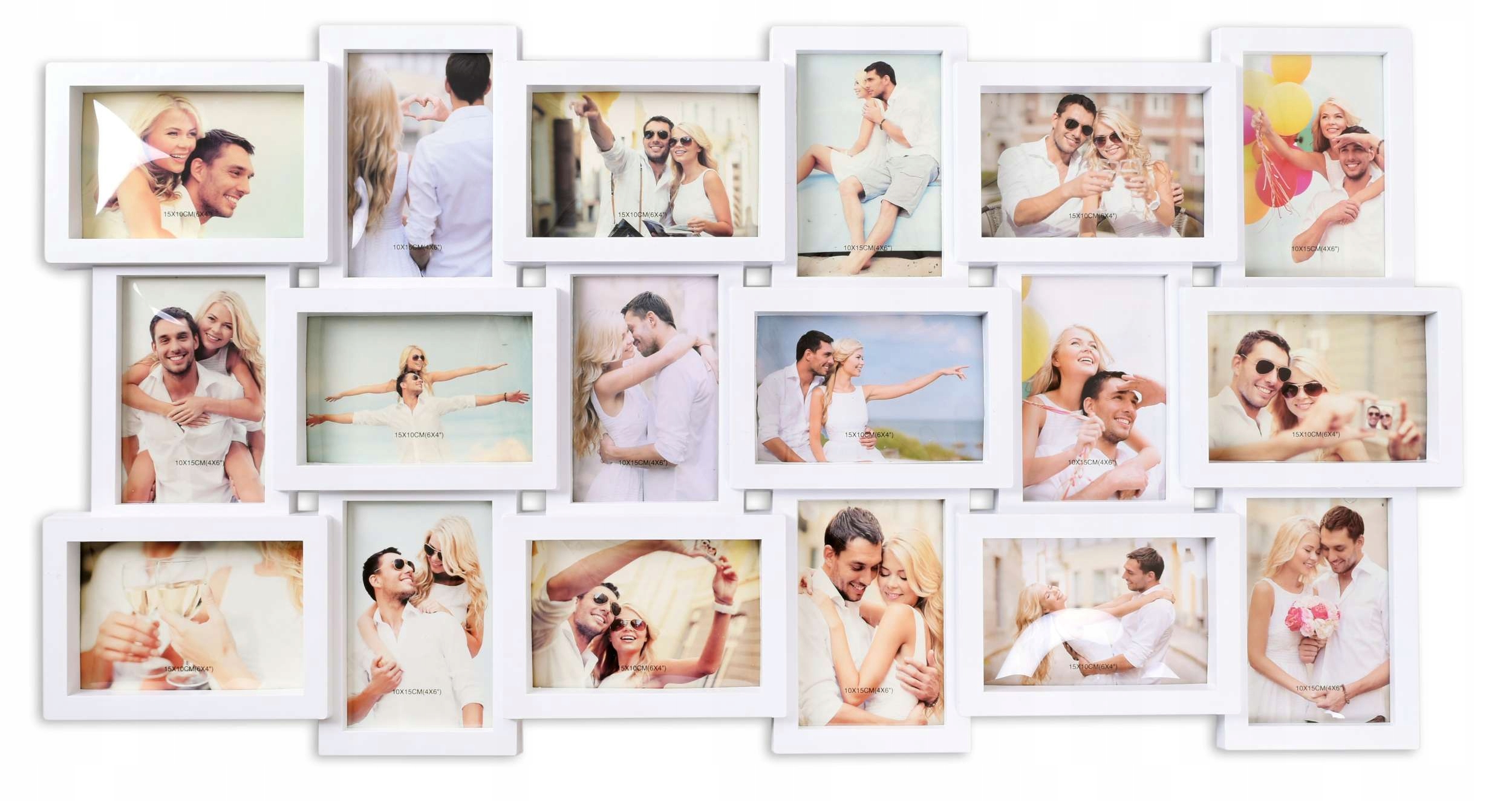 

Multi Ramka Na Zdjęcia Foto 18 Zdjęć Biała 87 cm