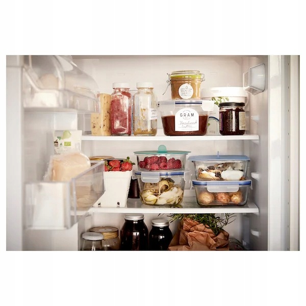 POJEMNIK NA ŻYWNOŚĆ Z POKRYWKĄ SZKŁO 600 ML 365+ Marka Ikea