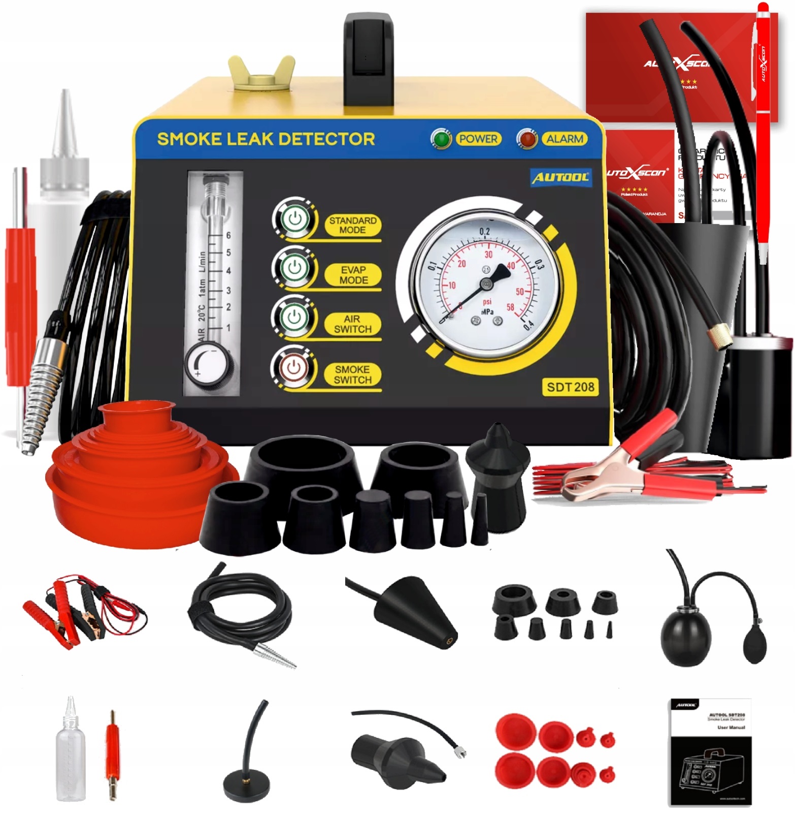 GENERATOR DYMU WYKRYWACZ NIESZCZELNOŚCI AUTOOL