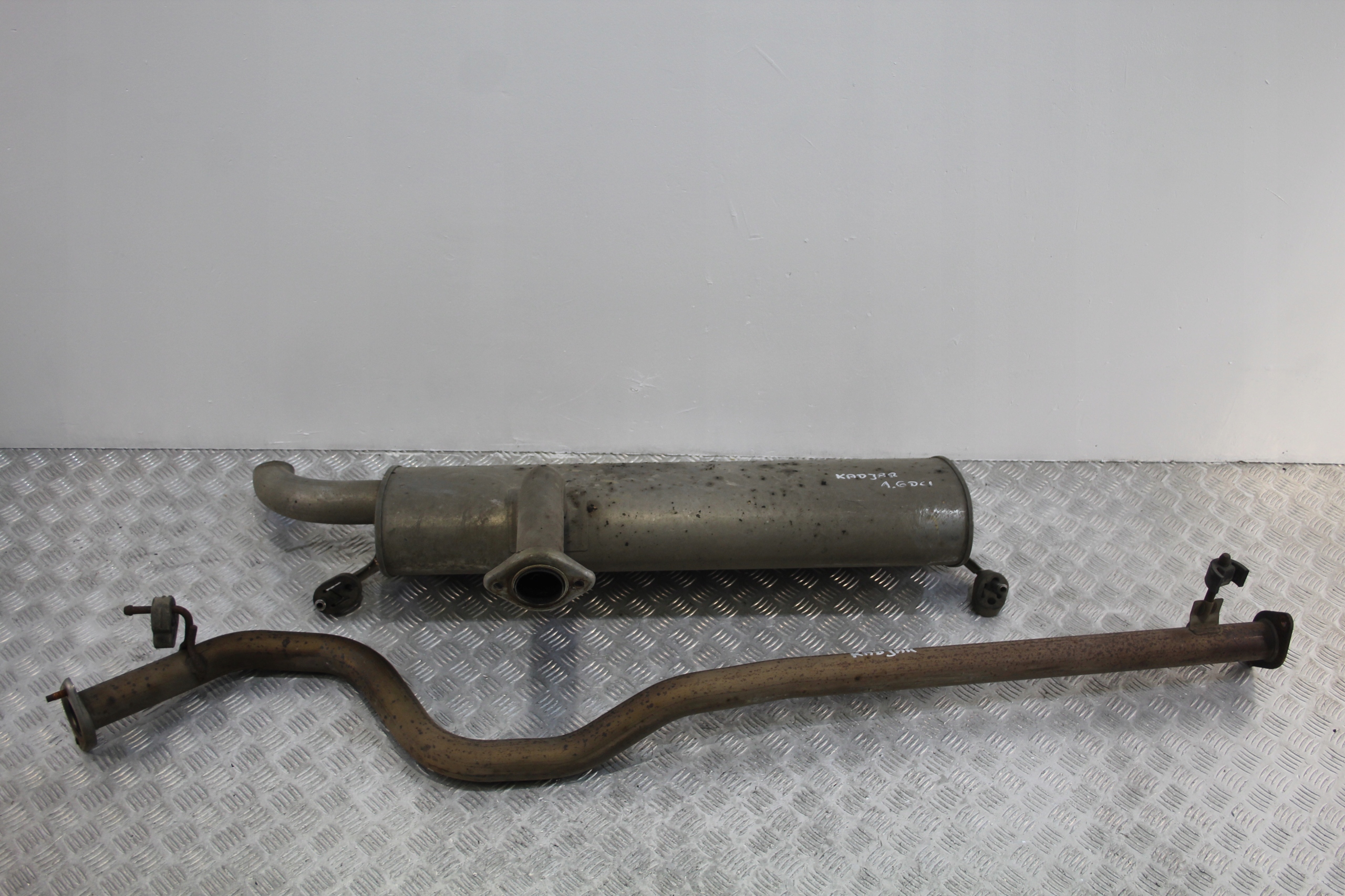 muffler, exhaust KADJAR and 1 201004EA3A 1,6 DCI