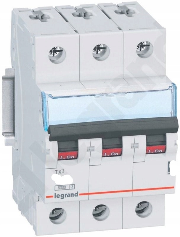 Bezpiecznik,zabezpieczenie Legrand TX3 C25A 3 fazy 403547