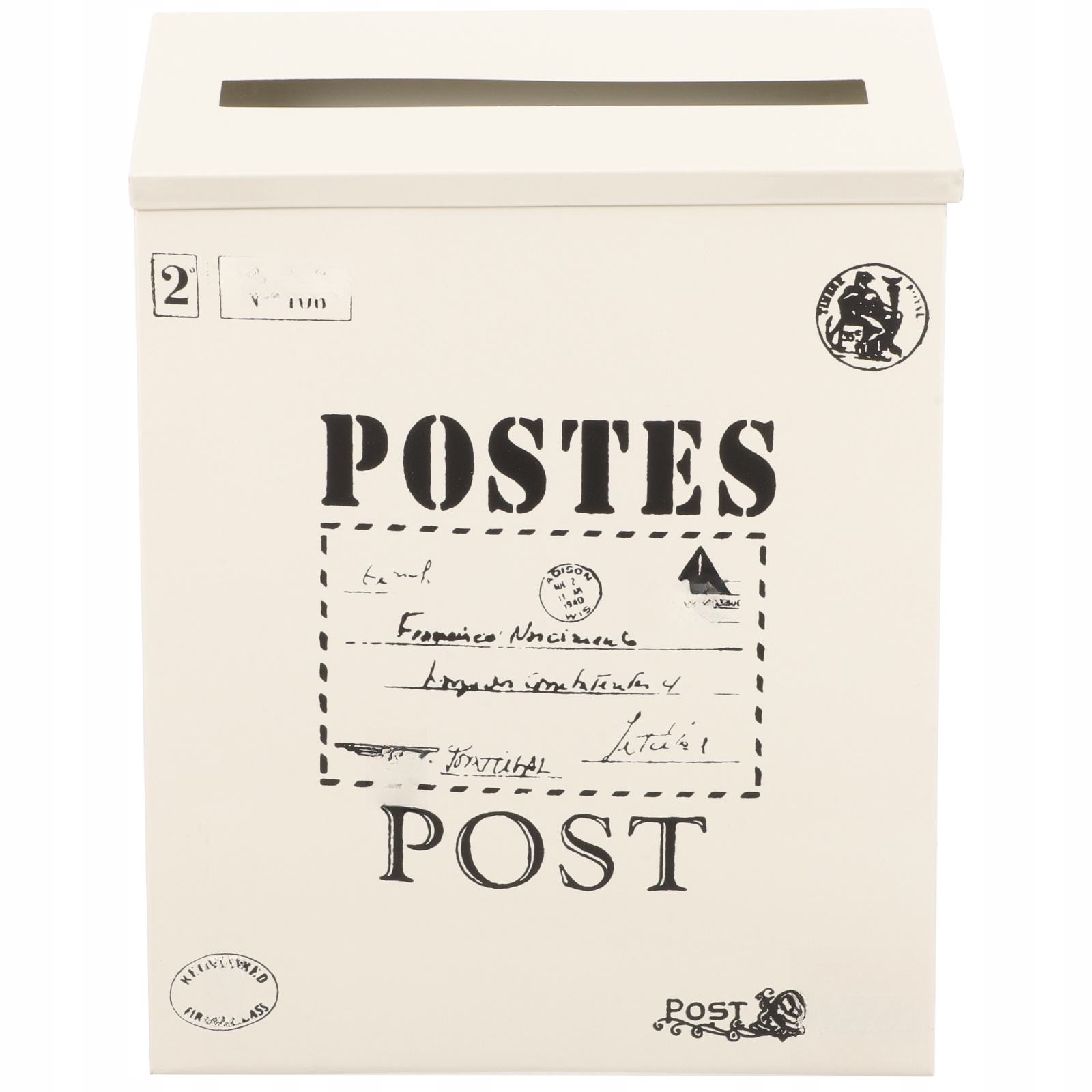 ŻELAZNA SKRZYNKA POCZTOWA W STYLU AMERYKAŃSKIM DO DOMU