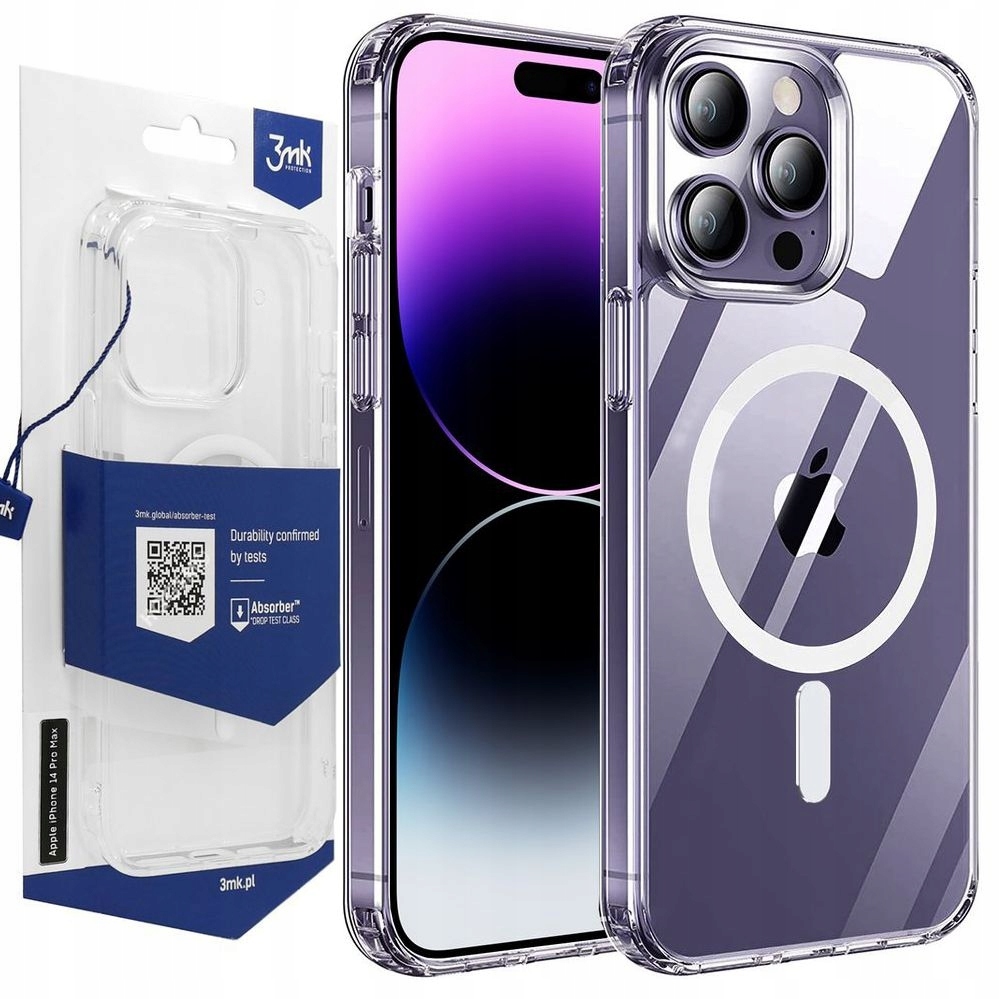

Etui MagSafe do Apple iPhone 14 Pro Max, 3mk Clear
