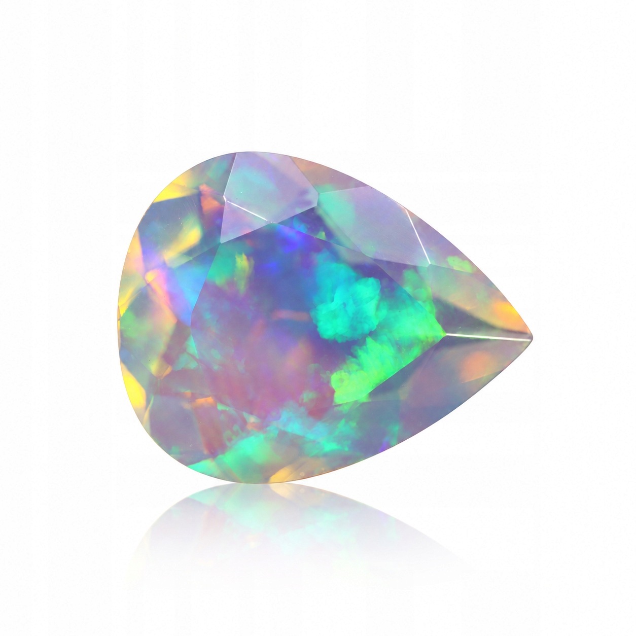 Přírodní opál 1.40 ct Lžička Etiopie certifikát Wbd