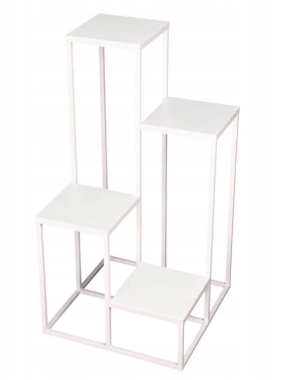 Moderní Držák Na Květináč Loft Bílý Simple 12 009/K-12-4K-75B