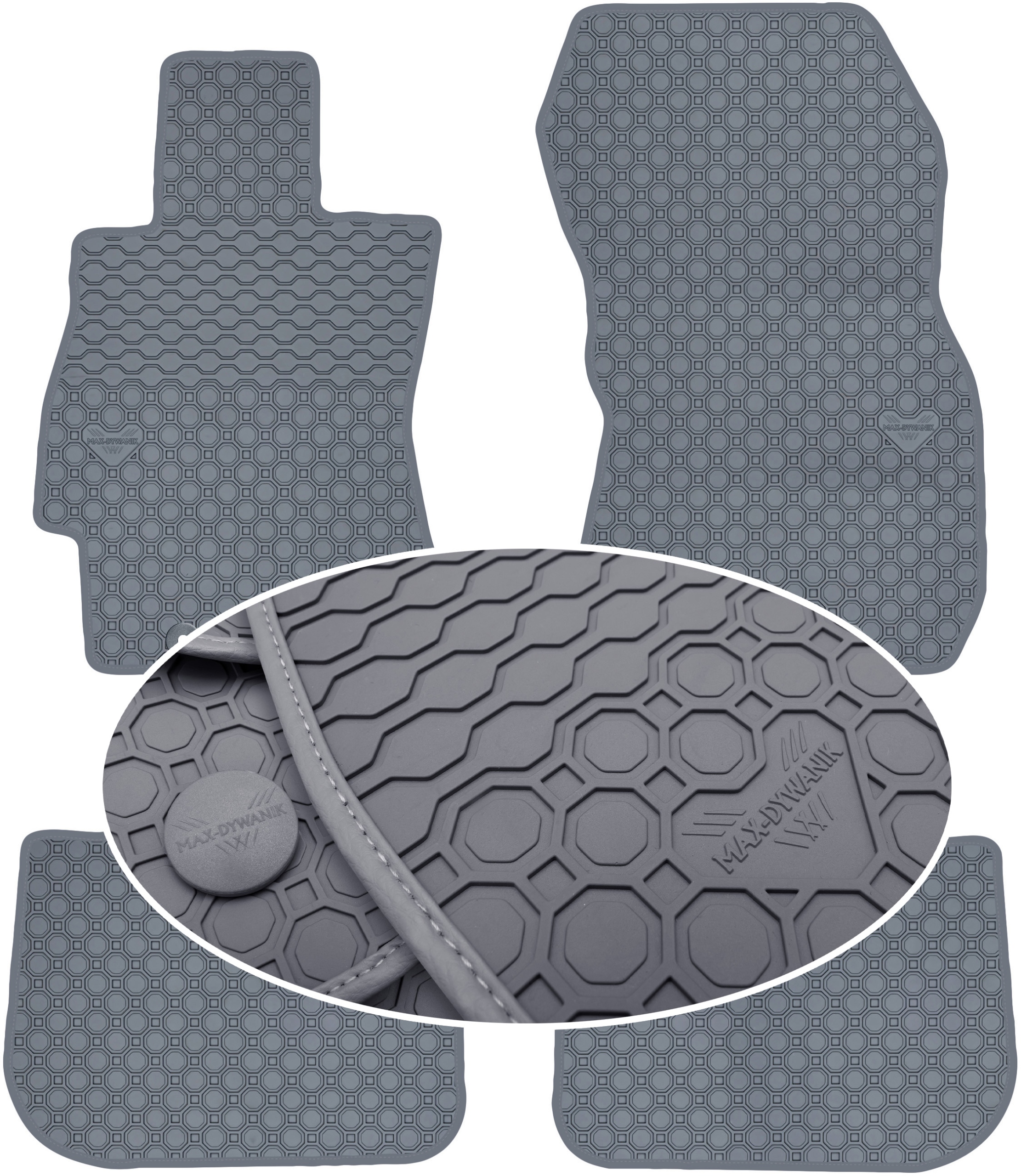 Subaru Forester IV 2013-2018 Koberce Šedé