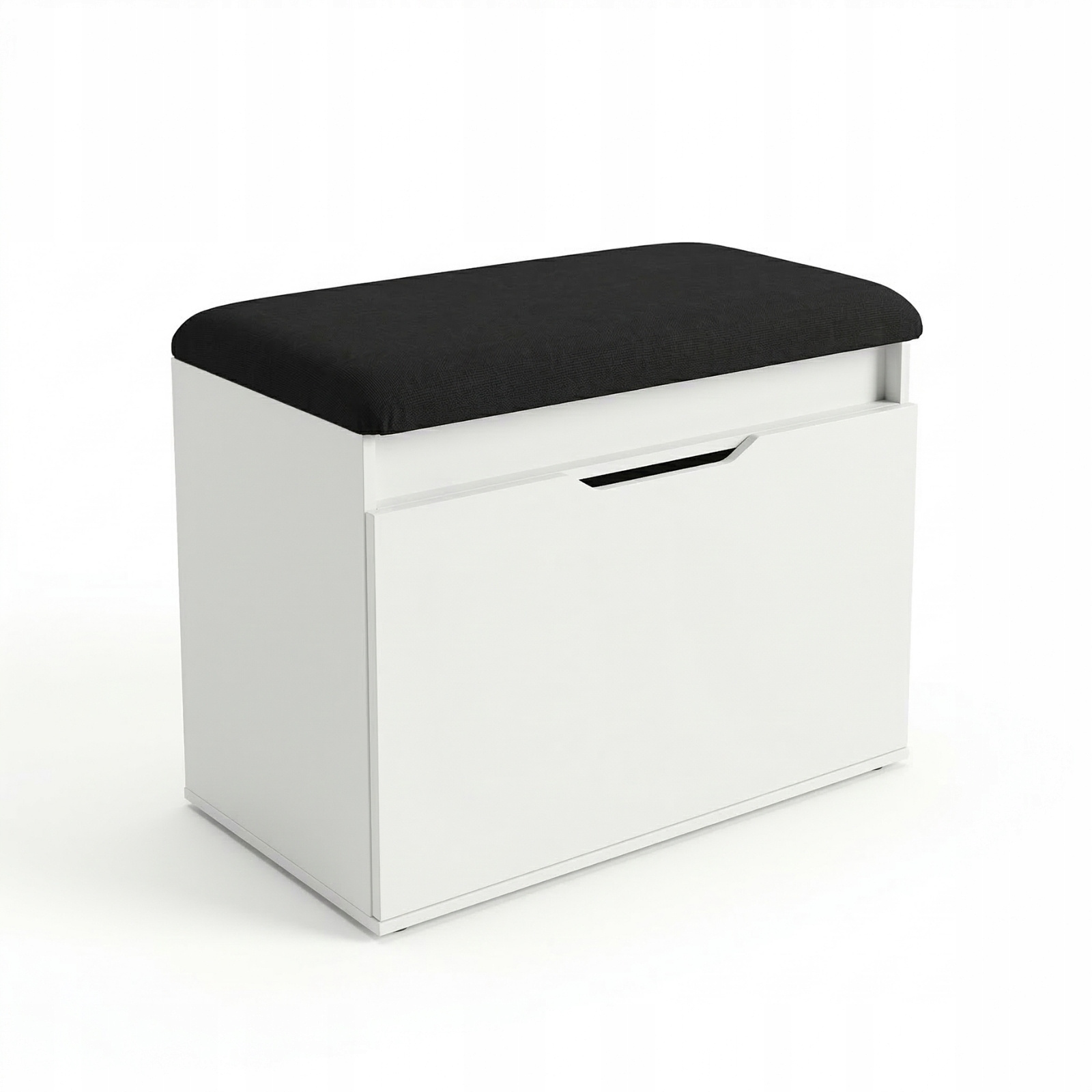 Botník S Sedákem A Úložným Prostorem Mdf 60X50X35 CM Bílá