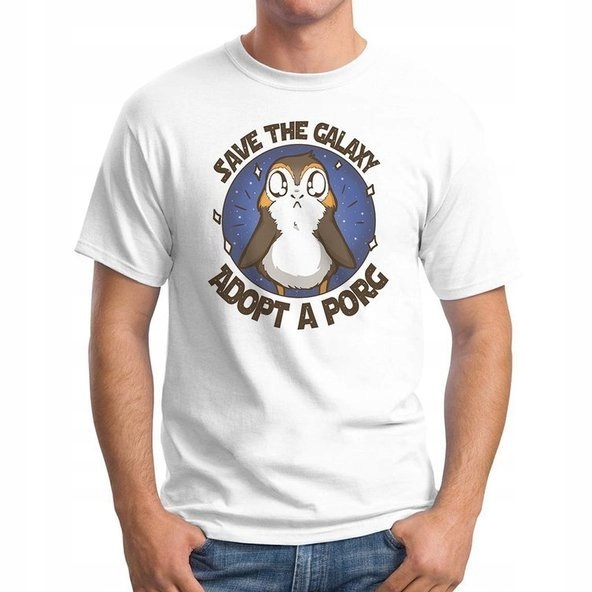 

Koszulka T-Shirt Adopt A Porg Star Wars S