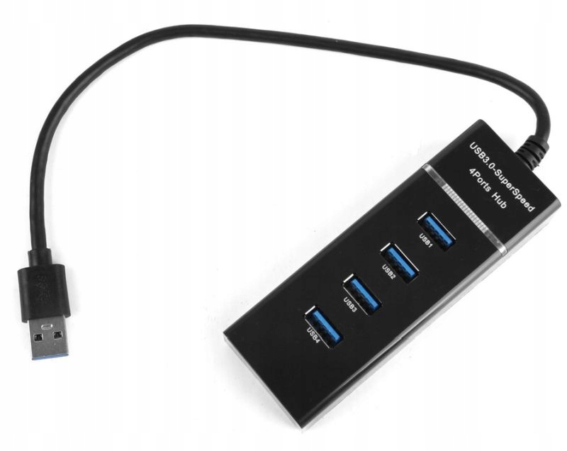 

Hub Rozdzielacz Usb 3.0 do 4 x porty Usb 3.0