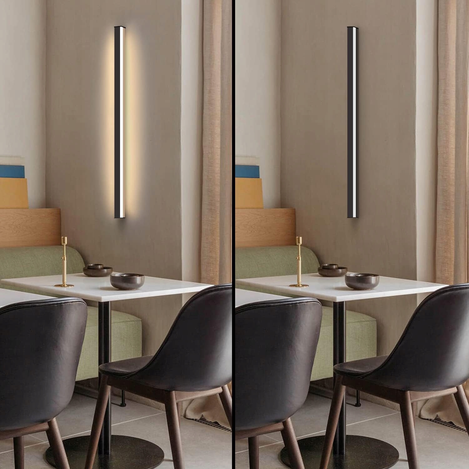 WYSOKIEJ KLASY KINKIETY LAMPA ŚCIENNE WEWNĘTRZNE W NOWOCZESNYM STYLU 3000K Kolor czarny