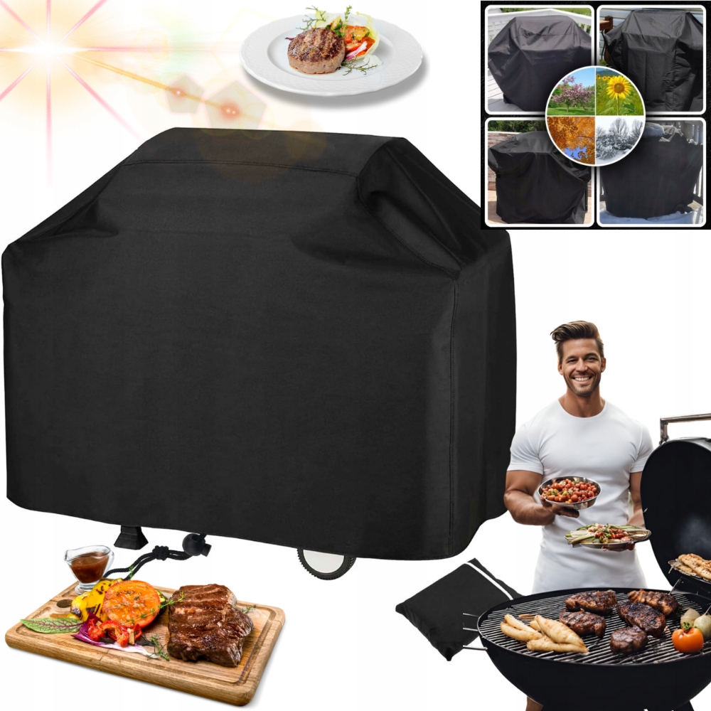 Plachtová Krytka XXL Zahradní Gril Bbq Voděodolná Univerzální!
