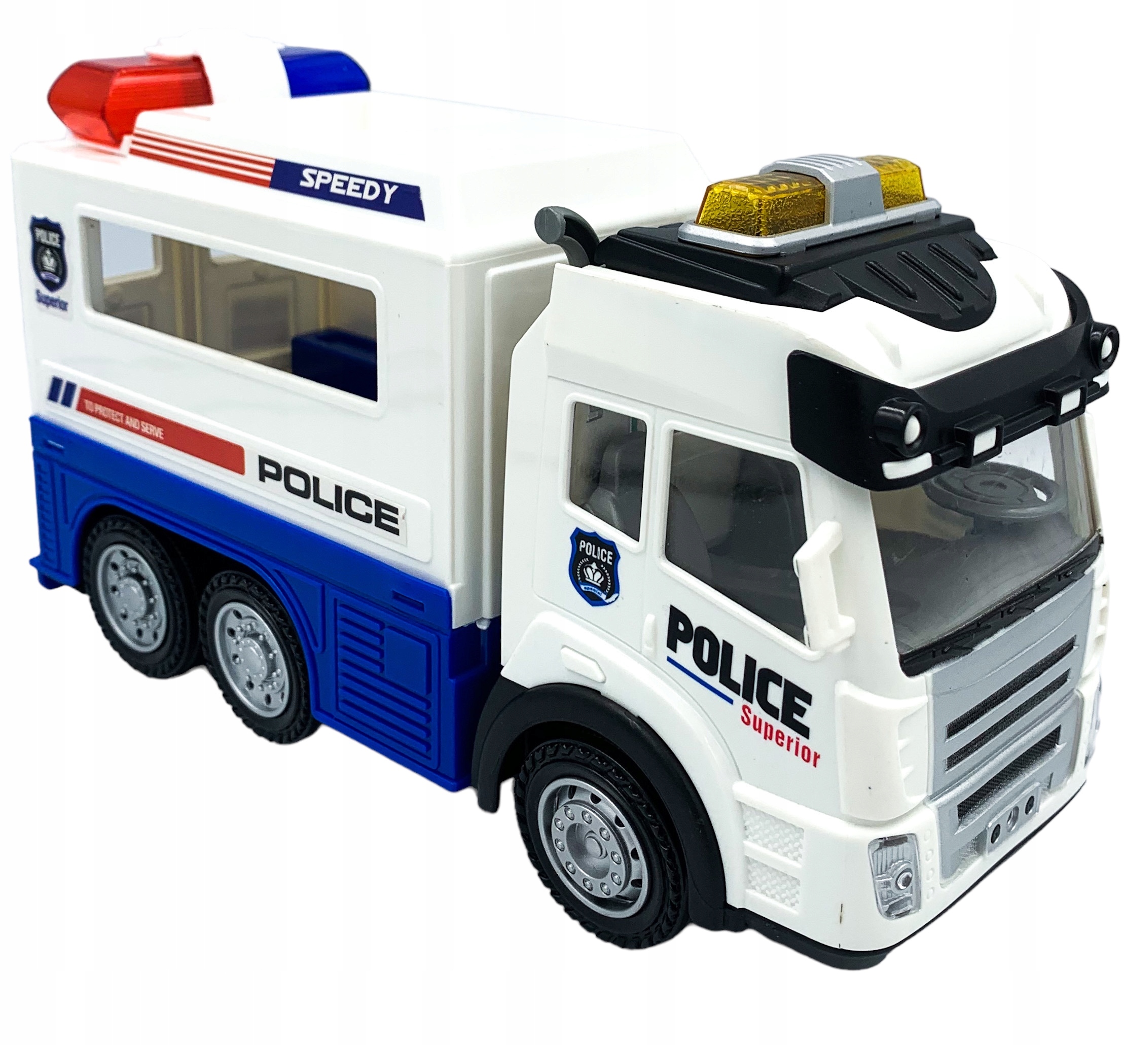 

Auto policja więźniarka radiowóz światło dźwięk