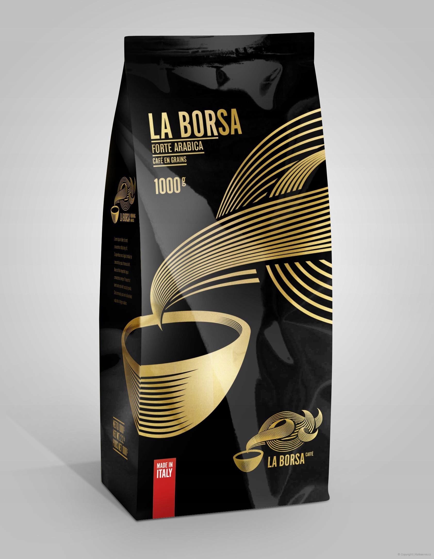 Levně La Borsa Forte Arabica 1 Kg zrnková káva