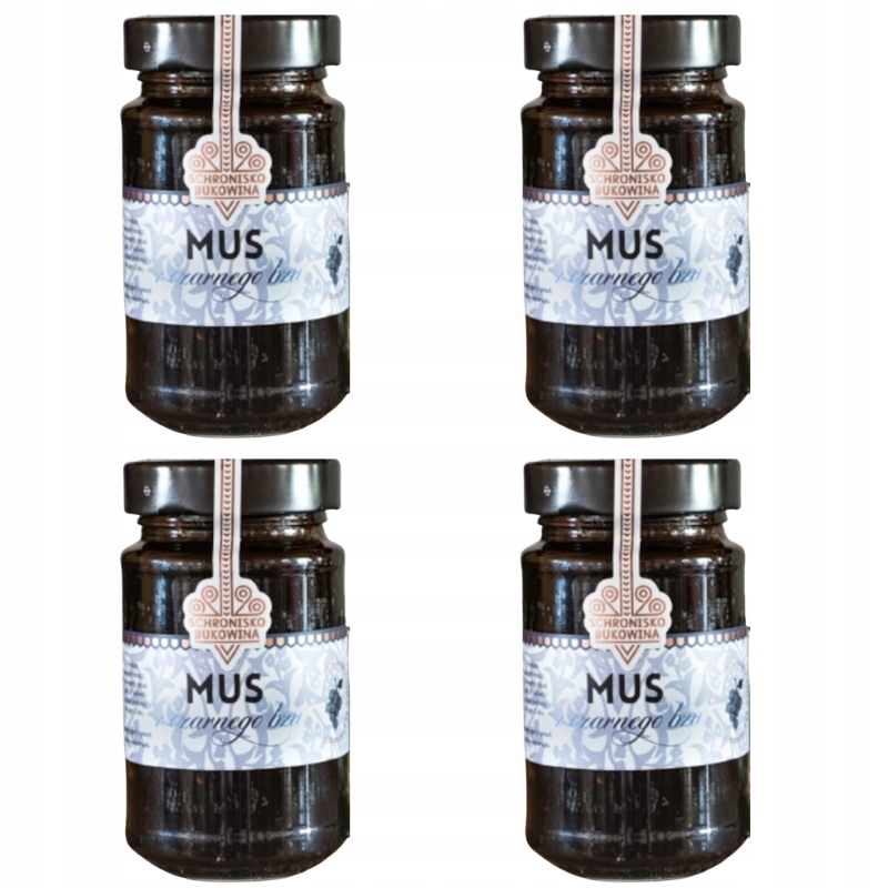 Mus z černého bezu 250 g – Schronisko Bukowina bez konzervantů
