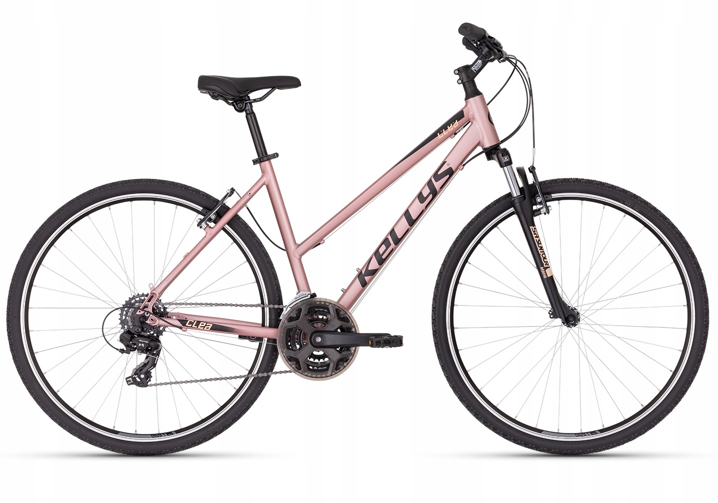 Damski Rower Cross Kellys Clea 10 Rose Gold Pink M 19"