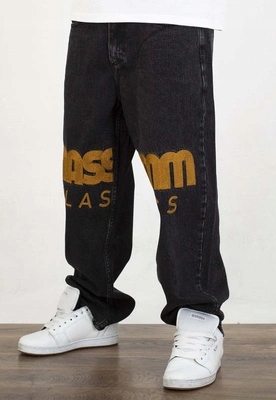 Kalhoty Mass Jeans Extra Baggy Classics XXL black washed