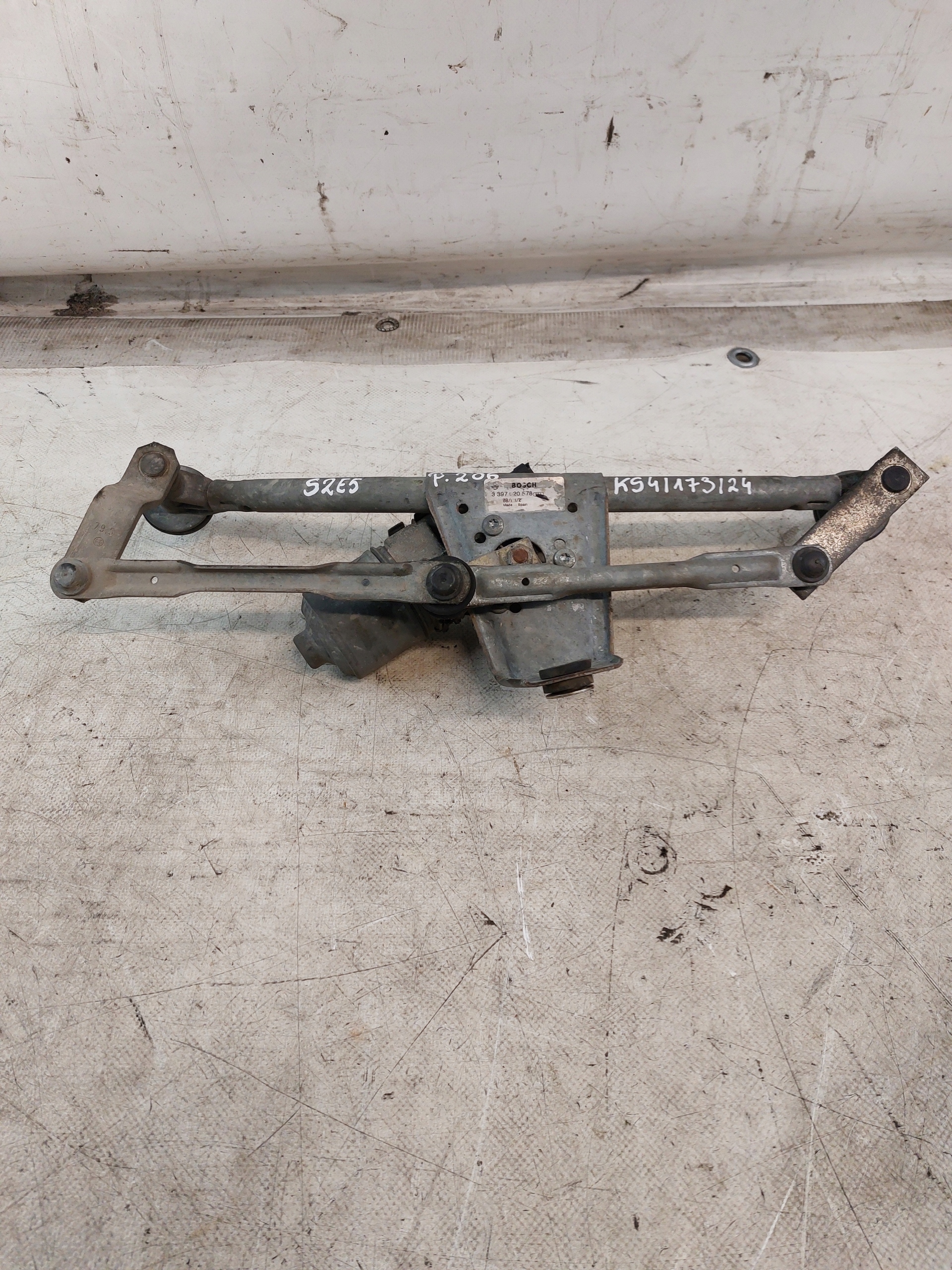 wiper mechanism front PEUGEOT 206