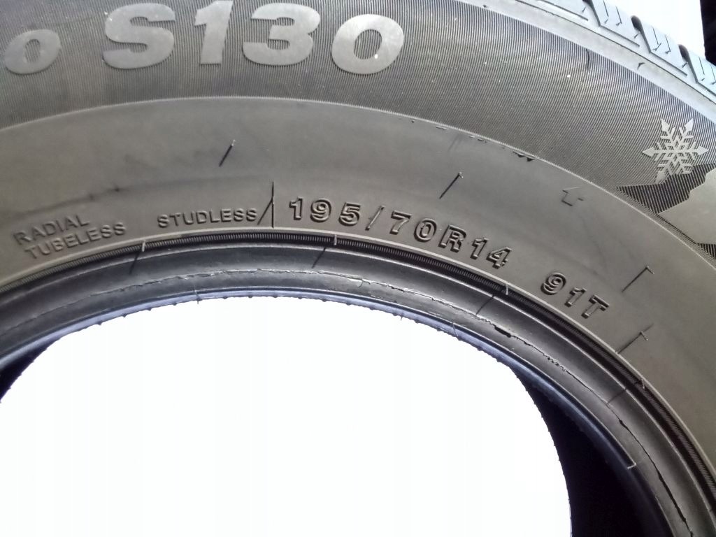 tyres Tracmax X-Privilo S130 195/70/14 91T 2023 6,9mm