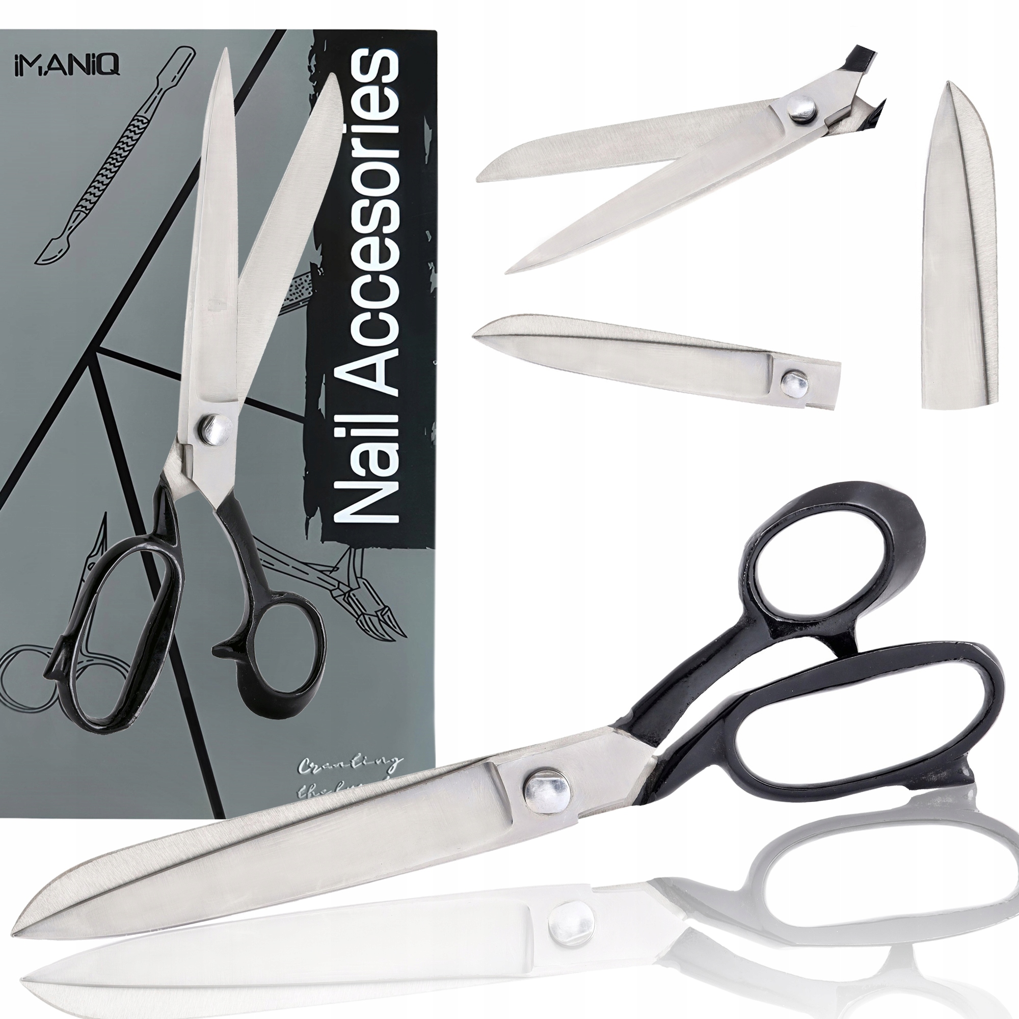 Nůžky krejčovské nůžky tradiční na stříhání látek velké univerzální