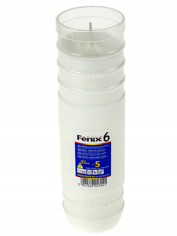 

Wkład do znicza parafinowy Fenix 6 (5dni)
