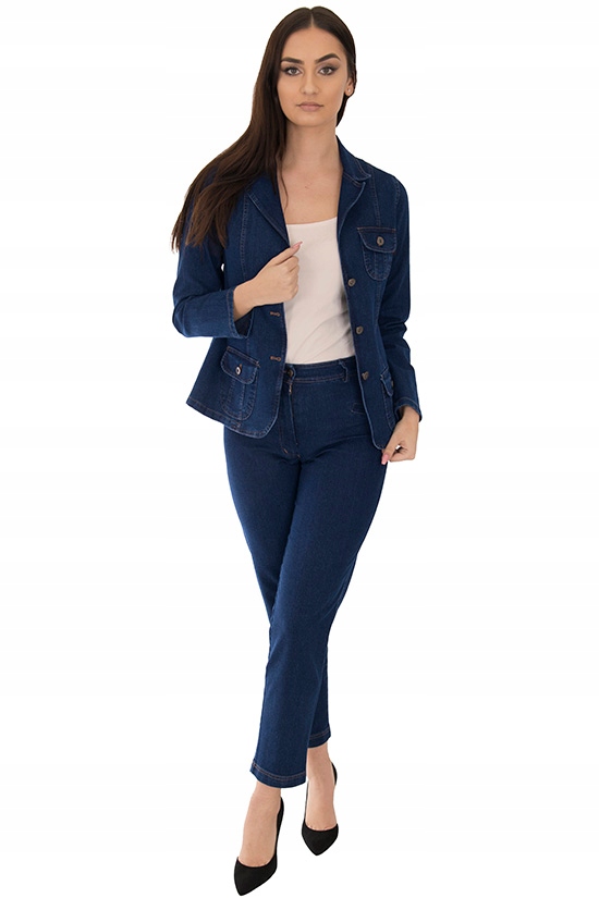 ŻAKIET MARYNARKA DŻINSOWA JEANS (38-54) r.54 Marka inna