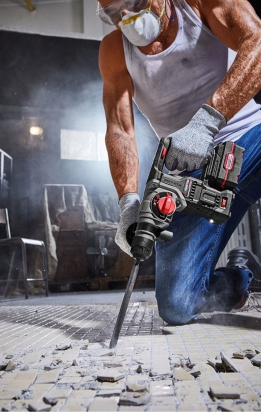 PARKSIDE PKHAP 20-Li AKUMULATOROWA MLOTOWIERTARKA MLOT SDS PLUS Prędkość obrotowa 4700 RPM