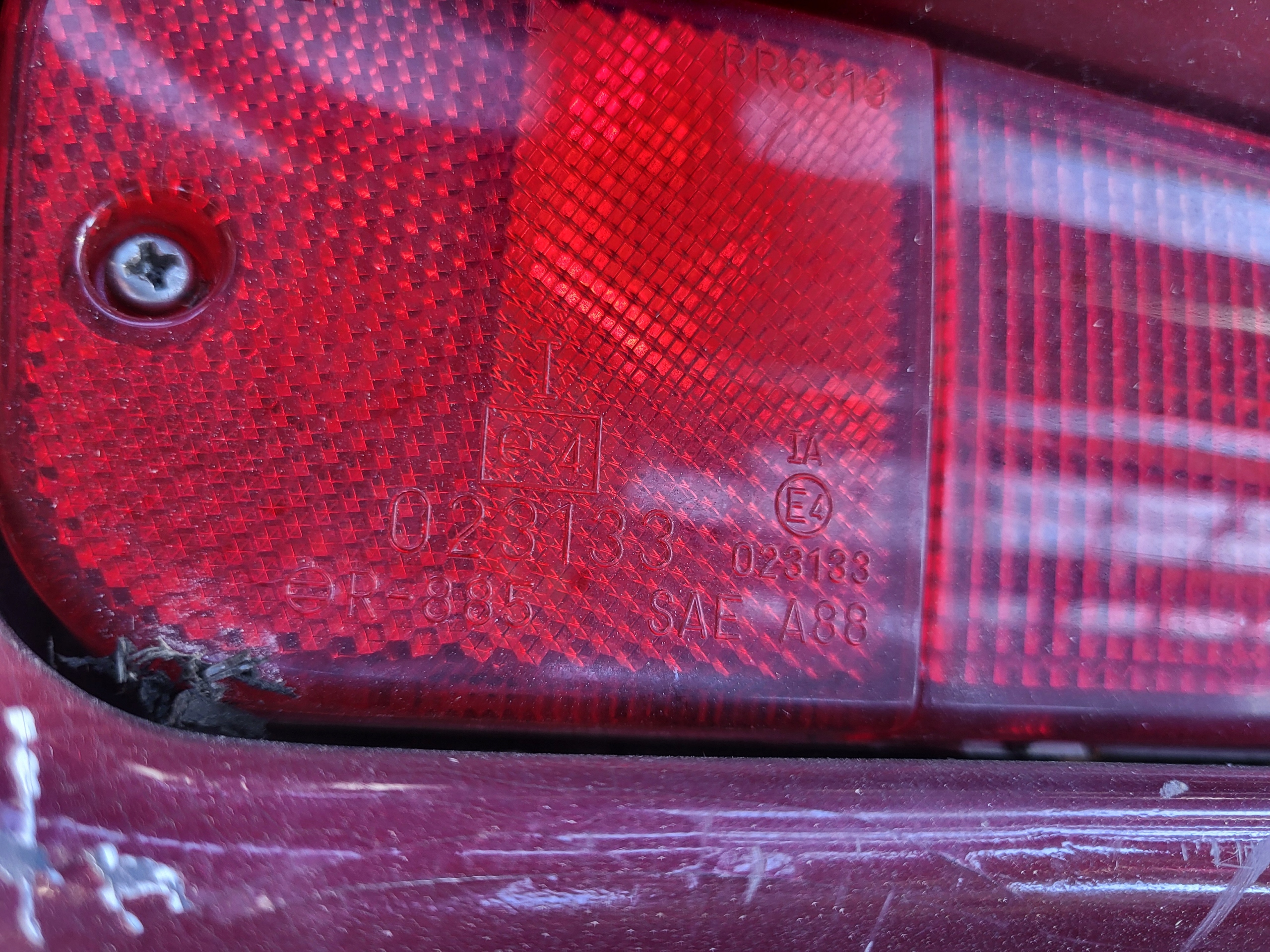 bumper rear part rear ODBLASK light MITSUBISHI SPACE WAGON 2 GENERACJA N30 N40