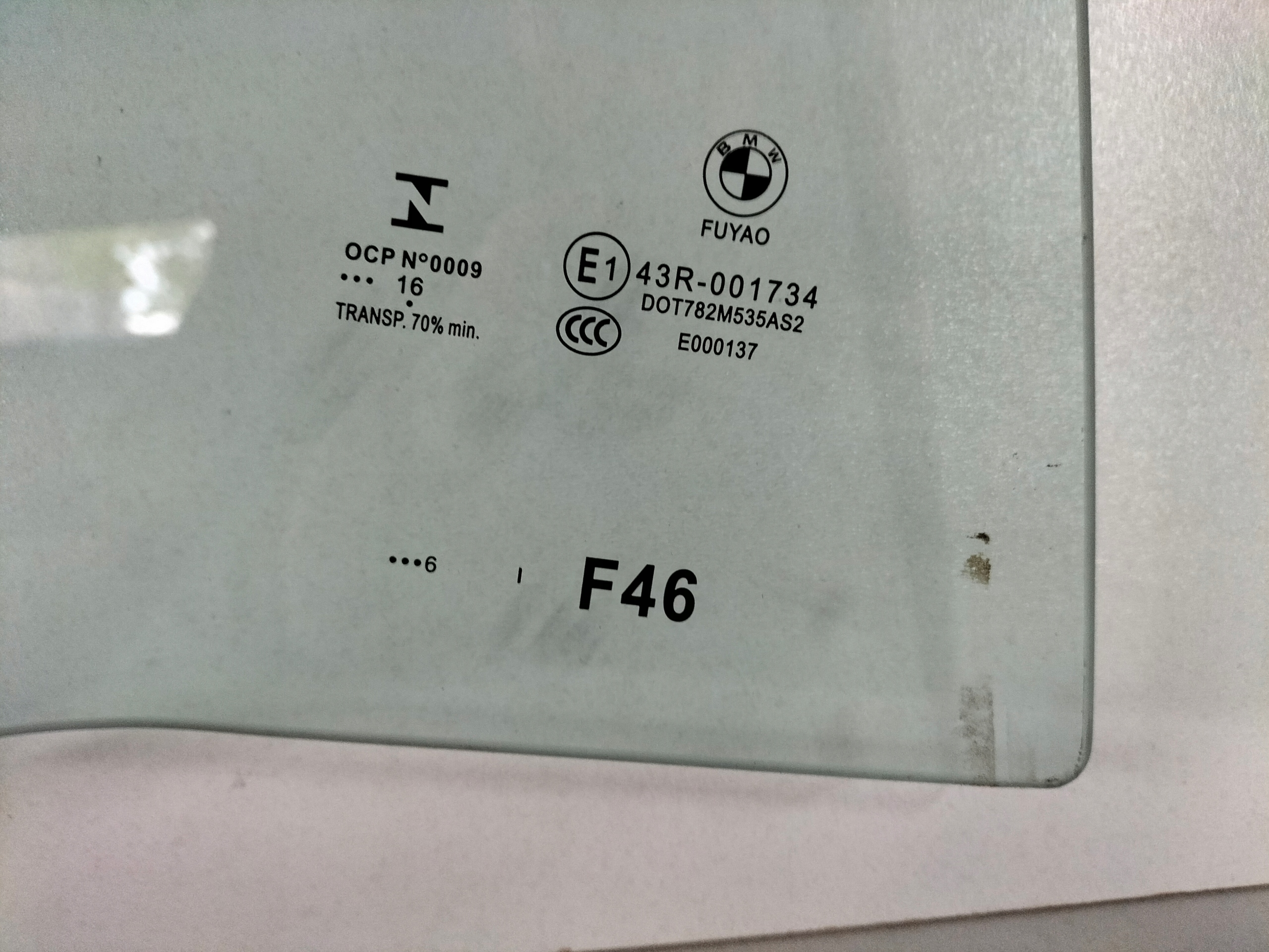 window rear rear part right BMW 2 GRAN TOURER 14