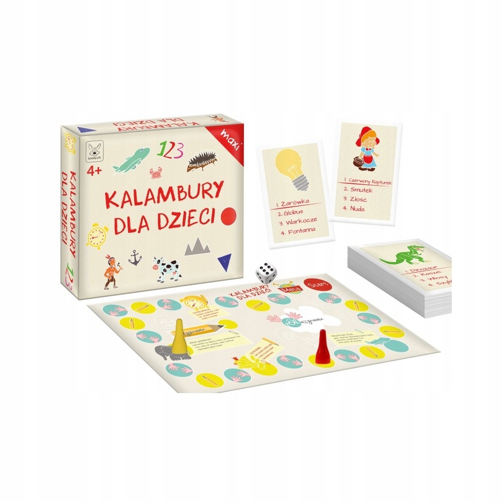 Dziecięce Kalambury Maxi Kreatywna Gra planszowa Łatwa śmieszna Zabawka