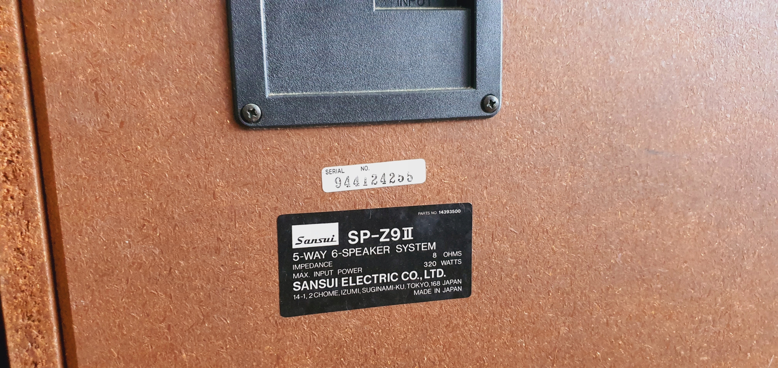 Sansui SP-Z9 II Rodzaj podłogowe