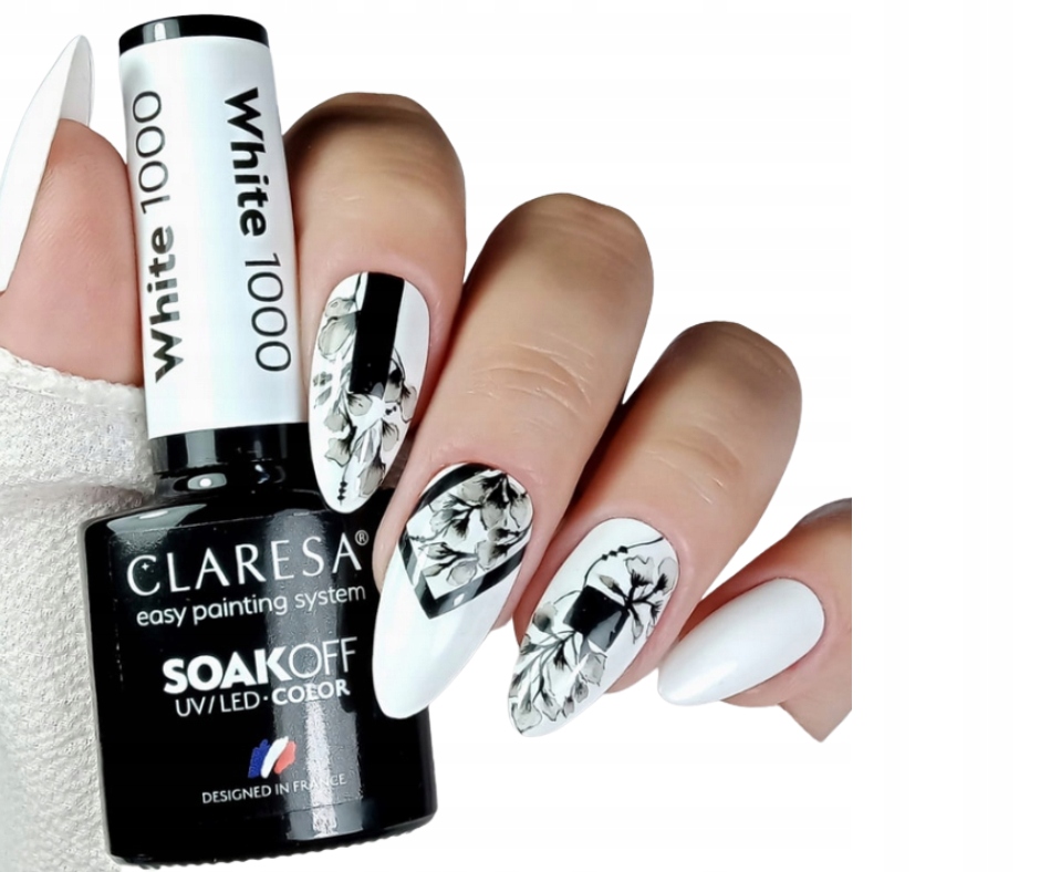 

Claresa White 1000 Lakier Hybrydowy Biały 5ml