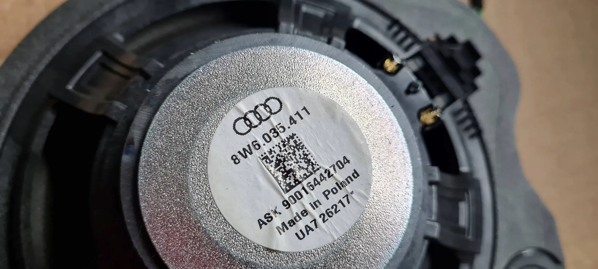 A5 8W speaker NISKOTONOWY rear part COUPE 8W6035411