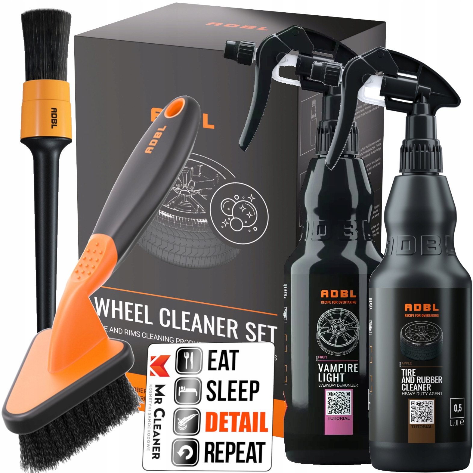 

Adbl Wheel Cleaner Set Zestaw Do Mycia Opon I Felg