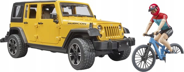Samochód Jeep Wrangler Rubicon Unlimited z 1 rower Kod producenta 02543