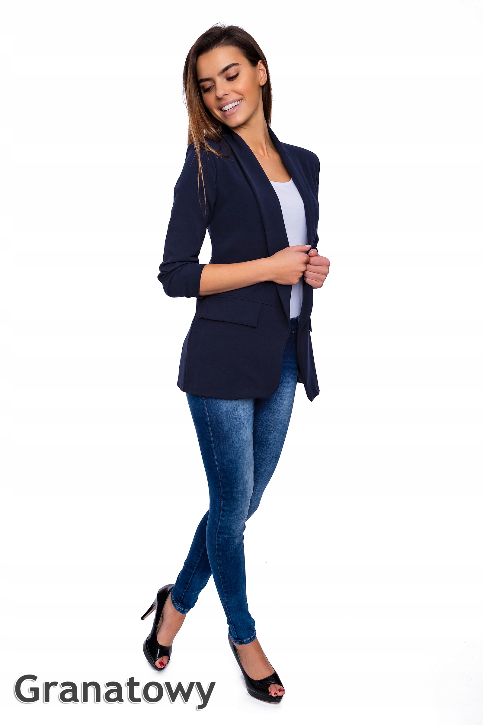 MARYNARKA NARZUTKA ŻAKIET _ XXL/44 Marka inna