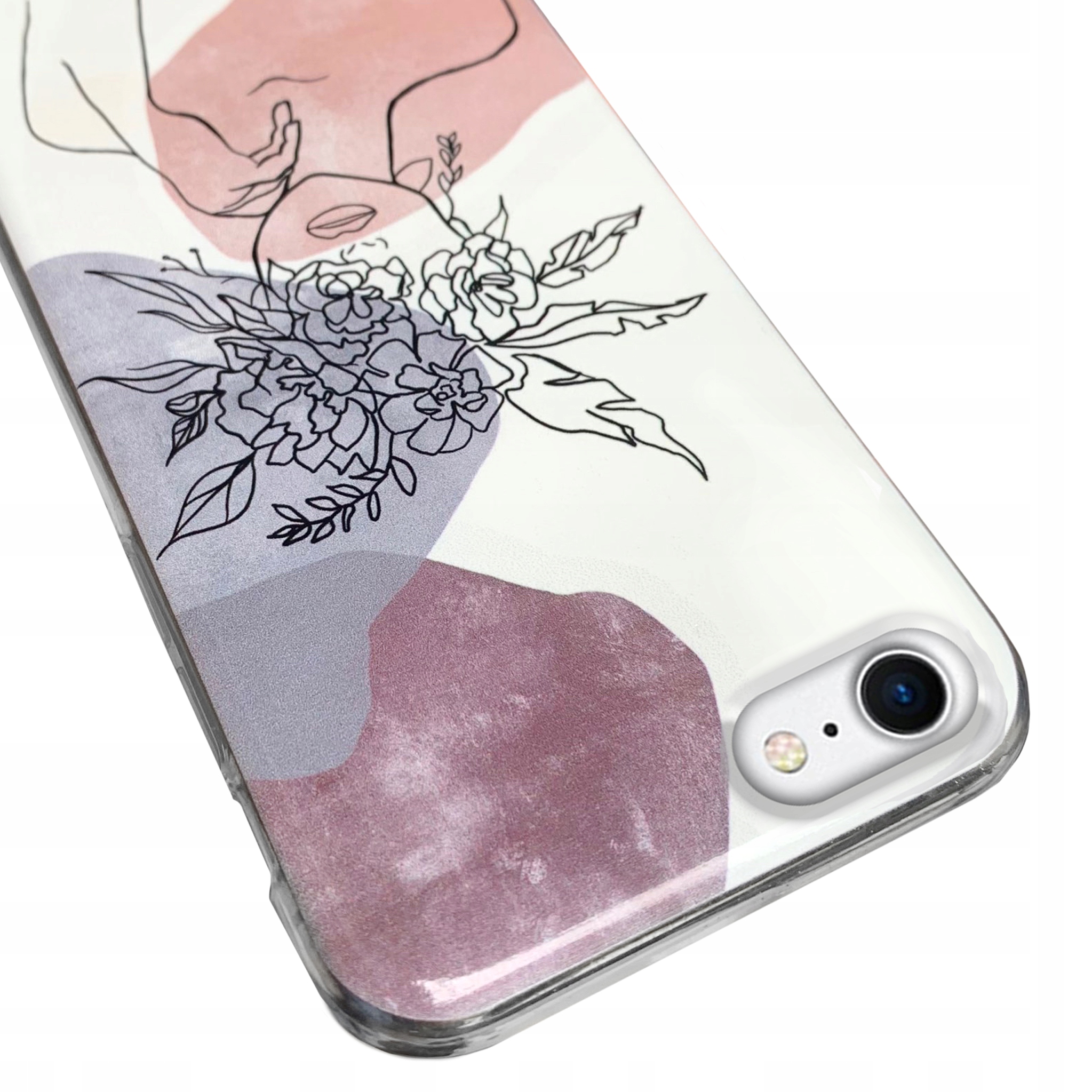 

Grube etui 2MM do iPhone Se 2020 wzory + Szkło 3D